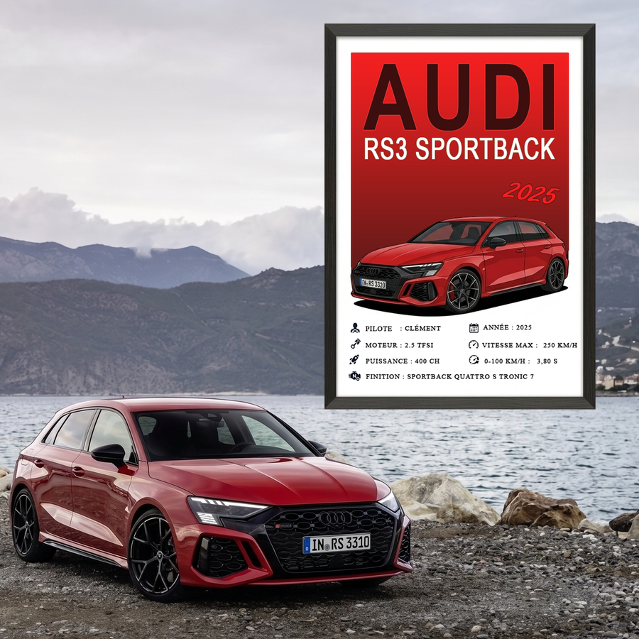 Poster Automobile Sur Mesure
